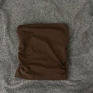 PACSUN brown tub top, with slits on the side and inner band SIZE SMALL